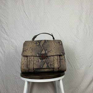 Ivanka Trump faux snake skin hand bag